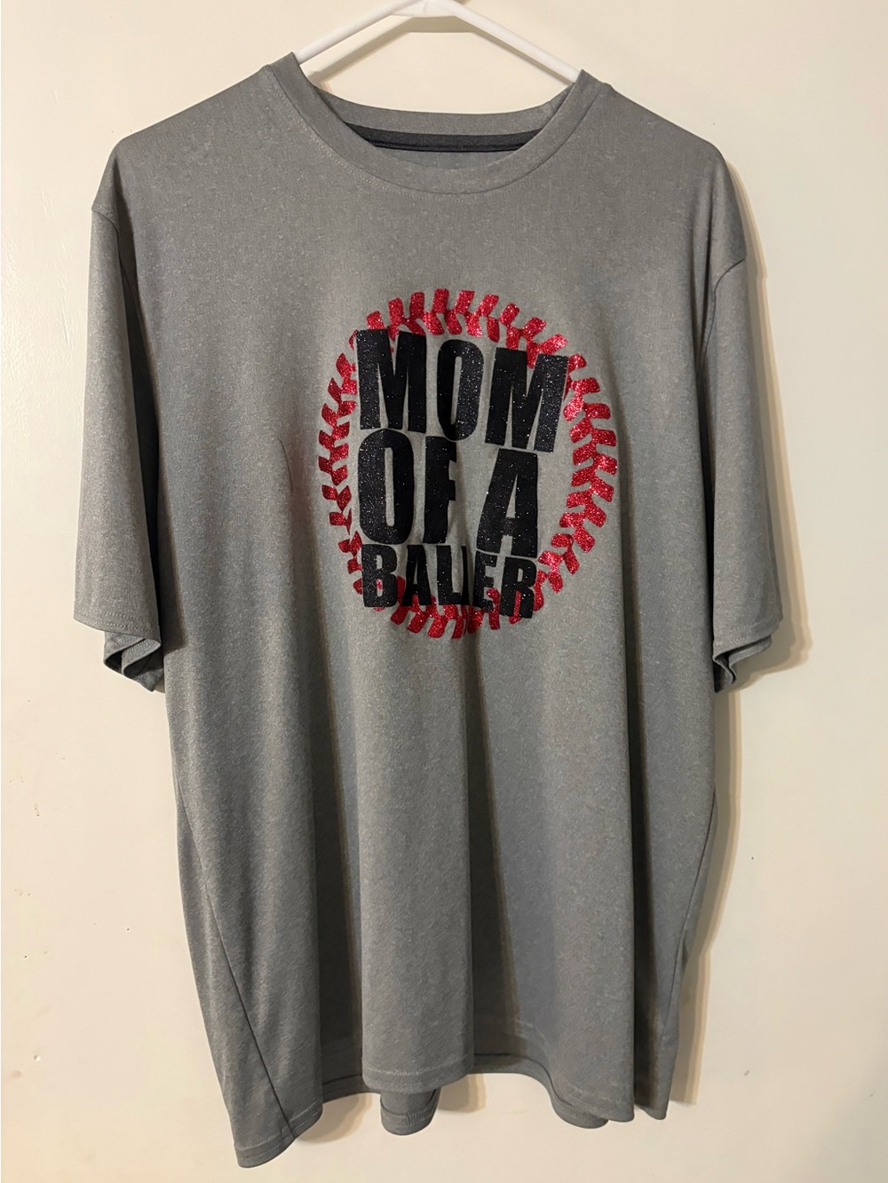BCG "Mom of a Baller" Size XL
Baseball/Softball Short-Sleeve
Womens T-Shirt